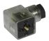 RS PRO 2P+E DIN 43650 A, Female Solenoid Connector with Indicator Light, 230 V ac Voltage