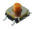 IP67 Button Tactile Switch, SPST 50 mA 5.2mm Surface Mount