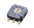Nidec Components 10 Way Surface Mount Rotary Switch, Rotary Coded Actuator