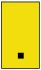 HellermannTyton Ovalgrip Slide On Cable Markers, Black on Yellow, Pre-printed ".", 1.7 → 3.6mm Cable