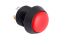 EOZ Illuminated Push Button Switch, Momentary, Panel Mount, 12mm Cutout, SPST, Red LED, 5V, IP67
