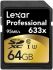 Lexar Professional SDXC SD-Karte 64 GB Class 10, UHS-1 U3, SLC