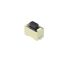 Black Button Tactile Switch, SPST 50 mA 1.5mm Surface Mount