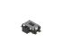 Black Button Tactile Switch, SPST 50 mA 0.65mm Surface Mount