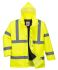 RS PRO HI-VIS 短夹克, 防水, 黄色, 聚酯外层是 男款, PET内衬