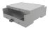 Caja para carril DIN Italtronic serie 5M XTS Compact, de ABS de color Gris, 90 x 32.2mm