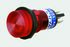 Red Neon Indicator Lamp, , Solder/Push-On Terminals, 100 → 125 V ac