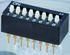 Nidec Components 8 Way PCB DIP Switch 8PST