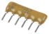 Bourns, 4600X 100kΩ ±2% Bussed Resistor Array, 5 Resistors, 0.75W total, SIP, Through Hole