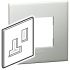 Legrand Silver 1 Gang Light Switch Cover