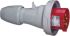 Legrand, P17 Tempra Pro IP66, IP67 Red Cable Mount 3P + N + E Industrial Power Plug, Rated At 16A, 415 V