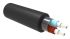 Napájecí kabel 2žilový Nízká hořlavost a bez halogenů (LSZH) plášť , Černá, vnější průměr: 6.3mm, 600 V