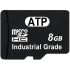 ATP Industrial Grade Micro SDHC Micro SD Karte 8 GB Class 10, UHS-1 U1 Industrieausführung, SLC