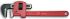Ega-Master Pipe Wrench, 457.2 mm Overall, 50.8mm Jaw Capacity, Metal Handle