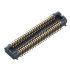 Panasonic P4S Series Surface Mount PCB Socket, 80-Contact, 2-Row, 0.4mm Pitch, Solder Termination