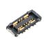 Panasonic B02 Series Surface Mount PCB Socket, 8-Contact, 2-Row, 0.8mm Pitch, Solder Termination