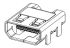Molex Retvinklet HDMI-konnektor, Type D, 19-Polet, Hun, Lodde, 30 V 46765