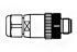 Molex M12圆形连接器插头, 4芯, 电缆安装, 螺钉拧紧, IP67, 1200710088