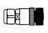 モレックス 丸型コネクタ, 4極, M12, ケーブルマウント, 1200710089