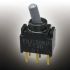 Nidec Components Toggle Switch, PCB Mount, On-Off-On, SPDT, Through Hole Terminal, 28V dc