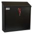 Securikey 黑色信箱, 370 mm高x365mm宽x110 mm深, 4.1kg重, BSPB-TOP365-RK