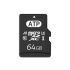 ATP MicroSDXC Micro SD Karte 64 GB Class 10, U3, UHS-I Industrieausführung, 3D TLC