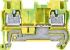 Siemens 8WH Series Green/Yellow DIN Rail Terminal Block, 2.5mm²