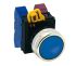 Idec YW4B Series Blue Maintained Push Button Head, 22mm Cutout, IP65