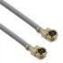 Koaxiální kabel RF, Zlatá, A: U.FL, vnější průměr: 1.32mm, B: U.FL 162mm Molex S koncovkou