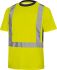 Delta Plus Fluorescent Yellow Unisex Hi Vis T-Shirt, 38cm