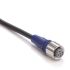 Omron Straight Female 4 way M12 to Unterminated Sensor Actuator Cable, 2m
