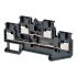 Omron DIN Rail Terminal Block, 17.5A, 14 AWG Wire, Push In Termination