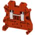 Schneider Electric TRV Series Red Feed Through Terminal Block, 4mm², Screw Termination, ATEX