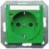 Siemens IP20 Green Socket Socket, Rated At 16A, 250 V