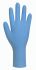 BM Polyco Blue Powder-Free Nitrile Disposable Gloves, Size L, Food Safe, 100 per Pack