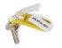 Durable 塑料钥匙牌, 钥匙圈, 6件装