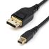 StarTech.com Male Mini DisplayPort to Male DisplayPort, PVC  Cable, 8K @ 60 Hz, 1m