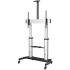 StarTech.com Floor Mounting Mobile TV Stand for 1 x Screen, 100in Screen Size
