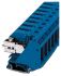 Siemens 8WH1201 Series Blue DIN Rail Terminal Block, Triple-Level, Screw Termination