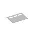 ABB RAL 7035 Roof Plate, 859mm W, 425mm L for Use with Cabinets TriLine