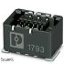 Phoenix Contact FP 0 8/ 80-FV-SH 4 85 Series Vertical Female Edge Connector, 80-Contacts, 0.8mm Pitch, 2-Row