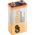 Gp Batteries 9V电池, 搭扣接端, 9V, GP Batteries Ultra Alkaline, GP1604AU, 碱性二氧化锰