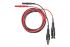 Cables de prueba Fluke de color Negro, Rojo, Conector macho, conector hembra-Macho, 1 kV ac/dc, 600 V ac/dc, 20A, 1.5m