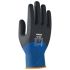 Uvex phynomic wet plus Blue Elastane, Polyamide Abrasion Resistant Work Gloves, Size 7, Small, Aqua-Polymer Foam Coating