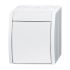ABB 2CKA001085A Wippschalter, Oberfläche-Montage Wippschalter IP 44, 1-teilig, 2 Wege Weiß, Plastik