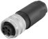 Siemens, jack Cable Mount Circular Coaxial Connector, Screw Termination, Straight Body