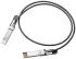 Siemens Male SFP+ to SFP+ Ethernet Cable, Aluminium foil with a braided tin-plated copper wire screen, Black, 7m