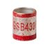 ABB Copper Alloy Red Cable Sleeve, 12.7mm Diameter, 11.2mm Length, GSB430 Series