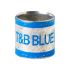 ABB Bronze Blue Cable Sleeve, 5.7mm Diameter, 7.9mm Length, GSB194 Series