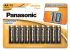 Panasonic 単 3 電池 , 1.5V 2.45Ah LR6APB/10BW